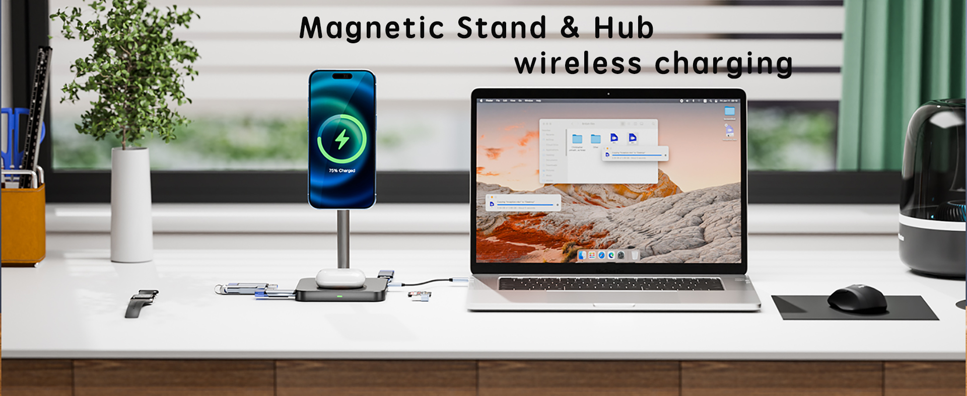 mangnetic stand hub