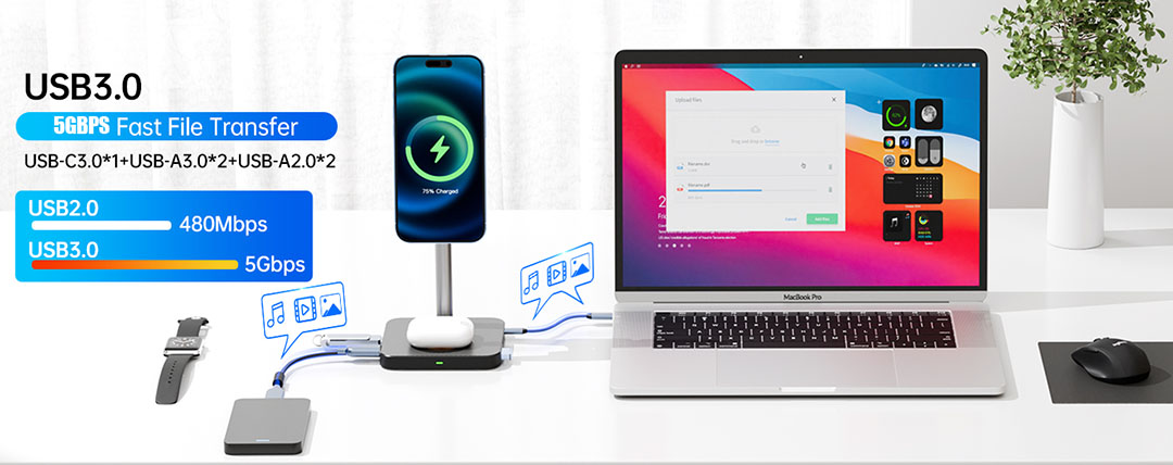 MG100B magnetic hub stand