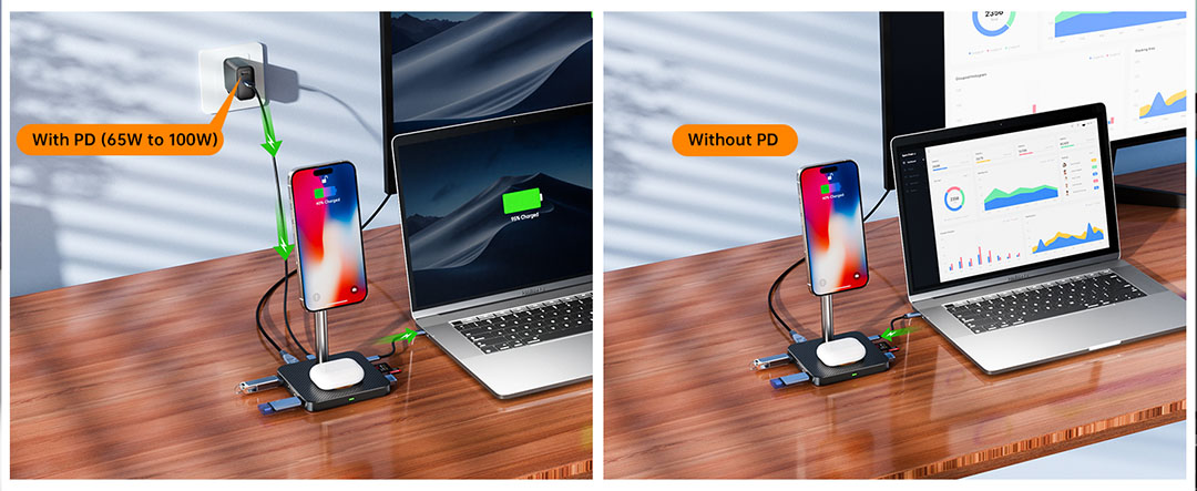 MG100B magnetic ipad stand hub