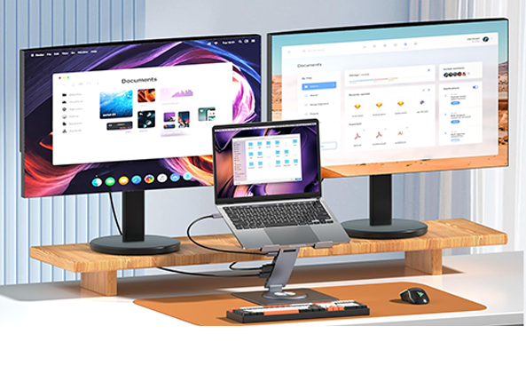 origin laptop stand USB C dock station