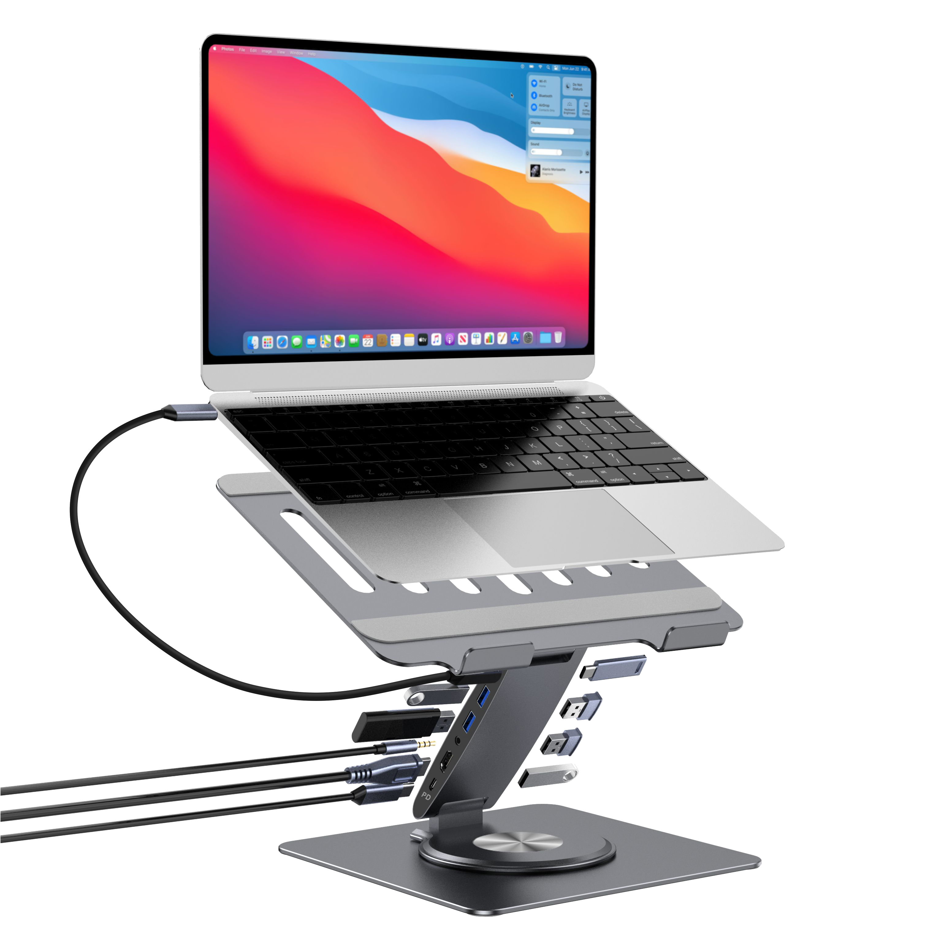 PCR100C+ OriginNeo laptop docking station stand