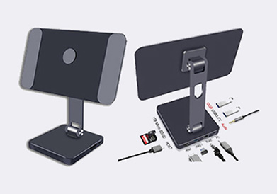 Magnetic Stand with Docking Station