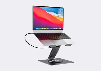 PCR100F Laptop Stand Docking Station 12-IN-1